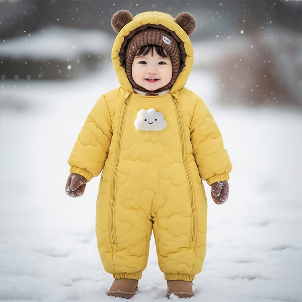 몽실이 구르미 퍼안감 후드 패딩 우주복 아동 유아용 겨울 방한 외출복 49,900원