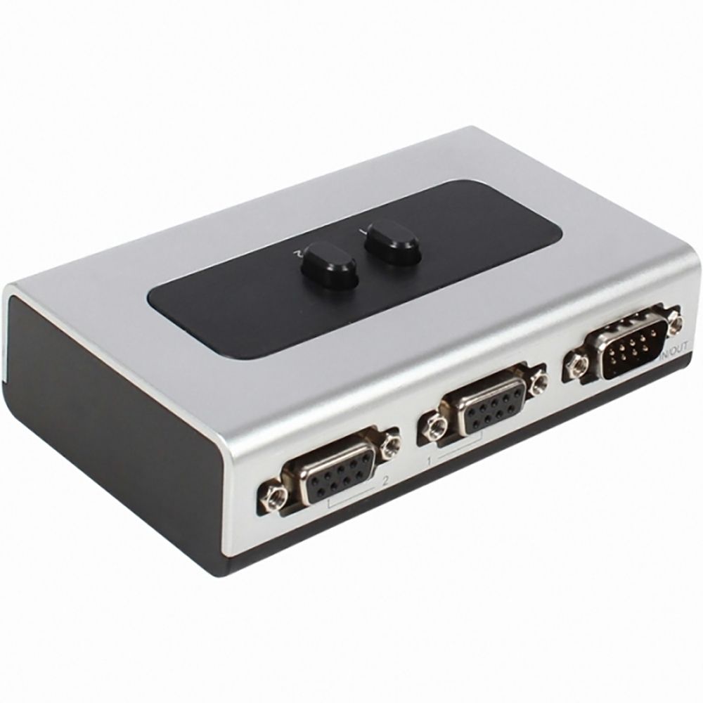 시리얼 포트 RS232 선택기 3포트 2대1 분배 버튼형 수동선택기 벽걸이 26,470원