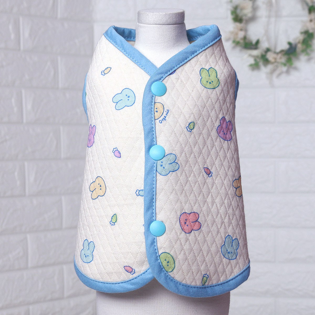 해피앤퍼피 강아지옷 오가닉조끼 강아지조끼 49,900원