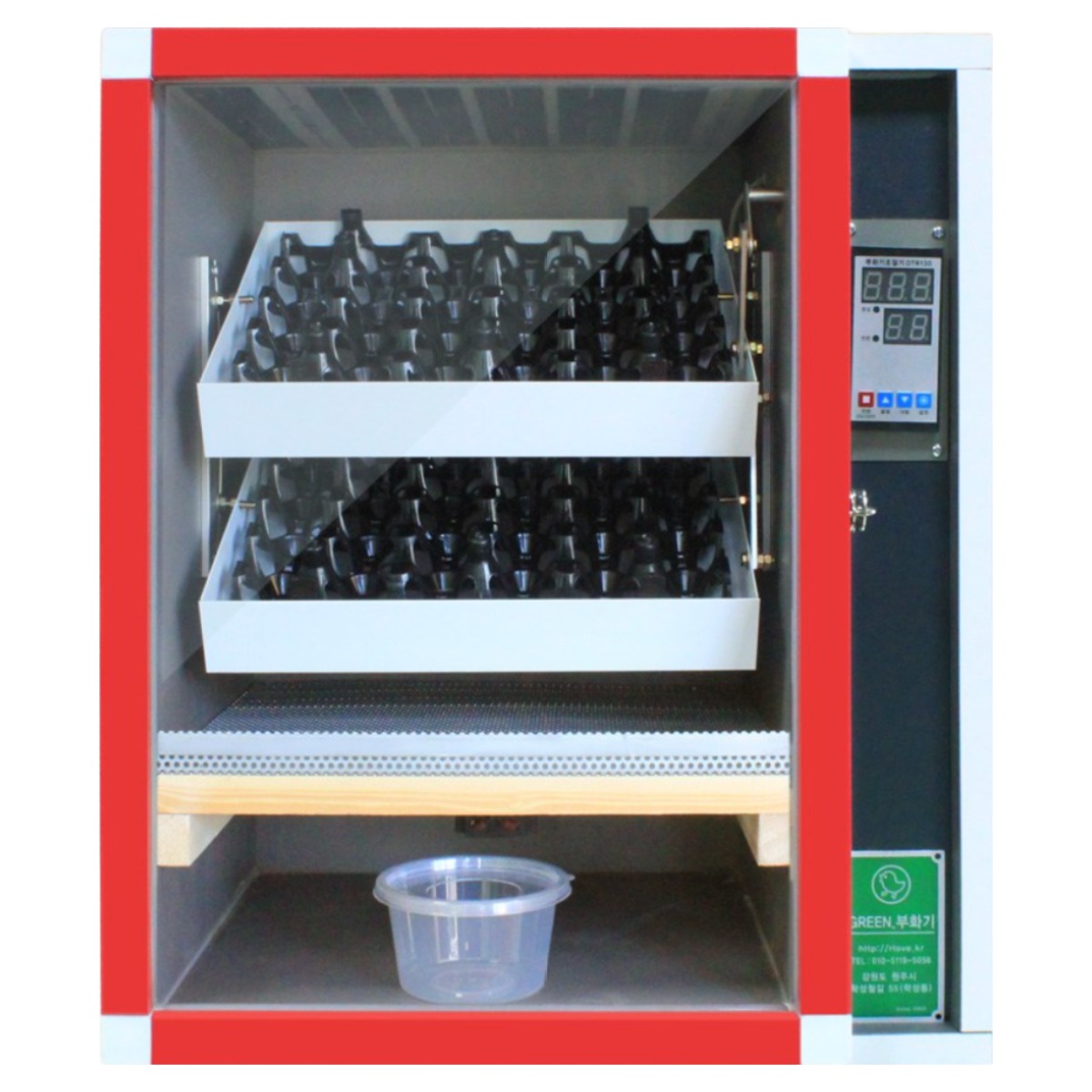 그린부화기2025년형 신상품 84란 동시부화용 국내산, 9999개, 빨강색문테두리 520,000원