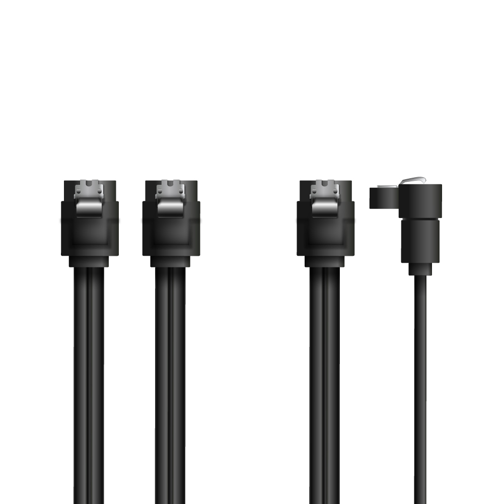 ASUS SATA3 6Gb/s 일자 케이블 + 락타입 케이블 0.5M 3,320원