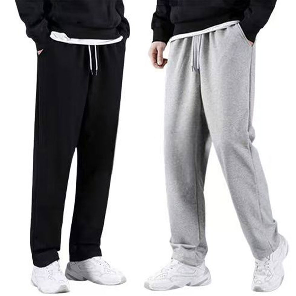 2장세트 남녀공용 고급 컴포트 면 춘추 츄리닝바지 트레이닝 스트레이트 일자 팬츠 22,800원