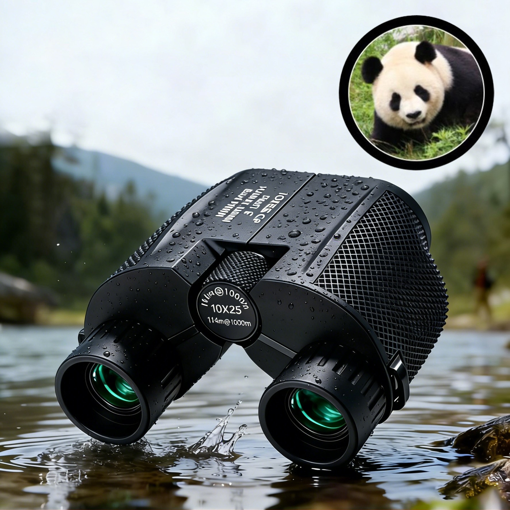 ANTIFLOW 프리미엄 망원경 쌍안경 콘서트 뮤지컬 전용 10배율 고화질, 25mm 45,600원