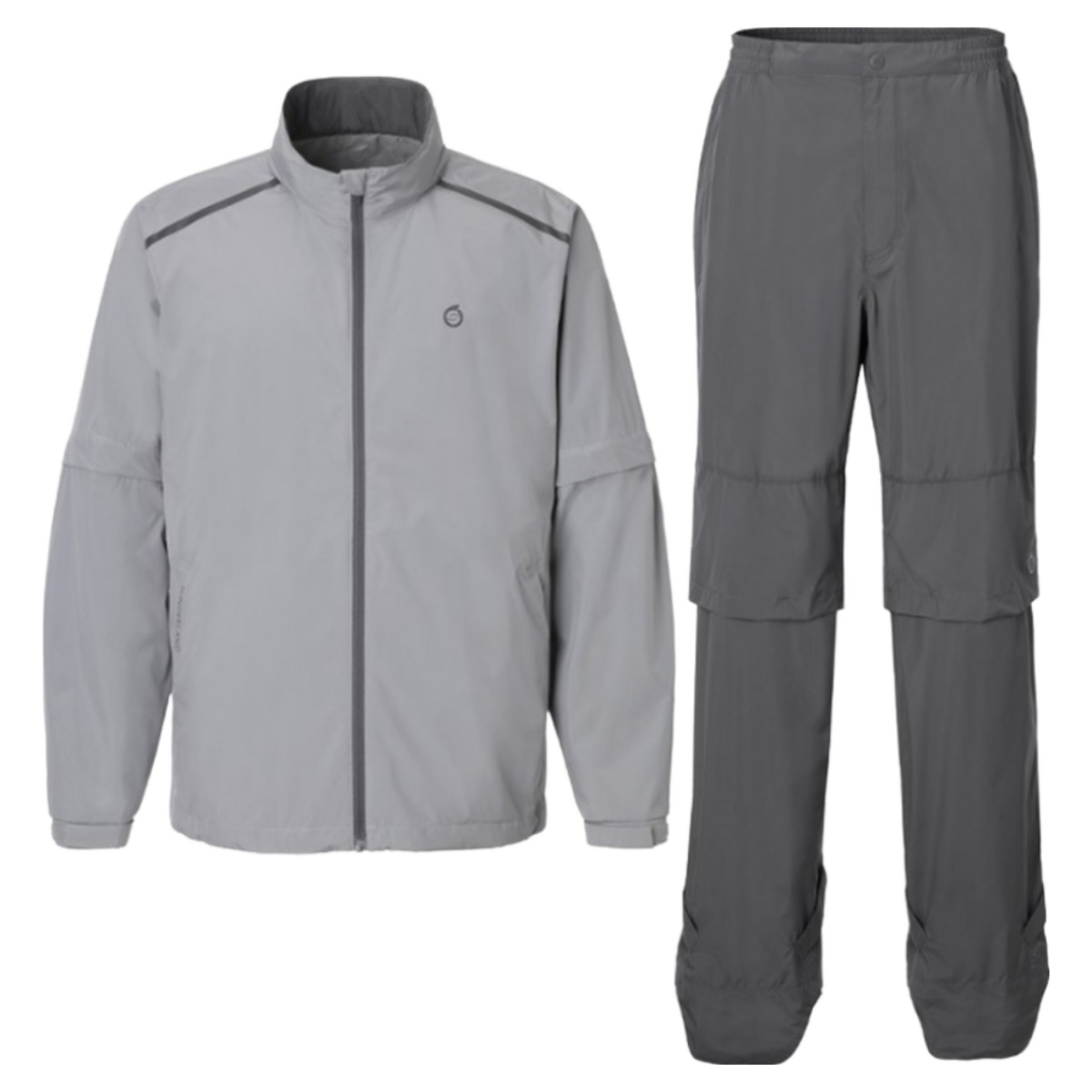 선덜랜드 남성 웰딩포인트 골프비옷 상/하의 세트 - SLM3ARW101, 그레이, 1개 129,000원