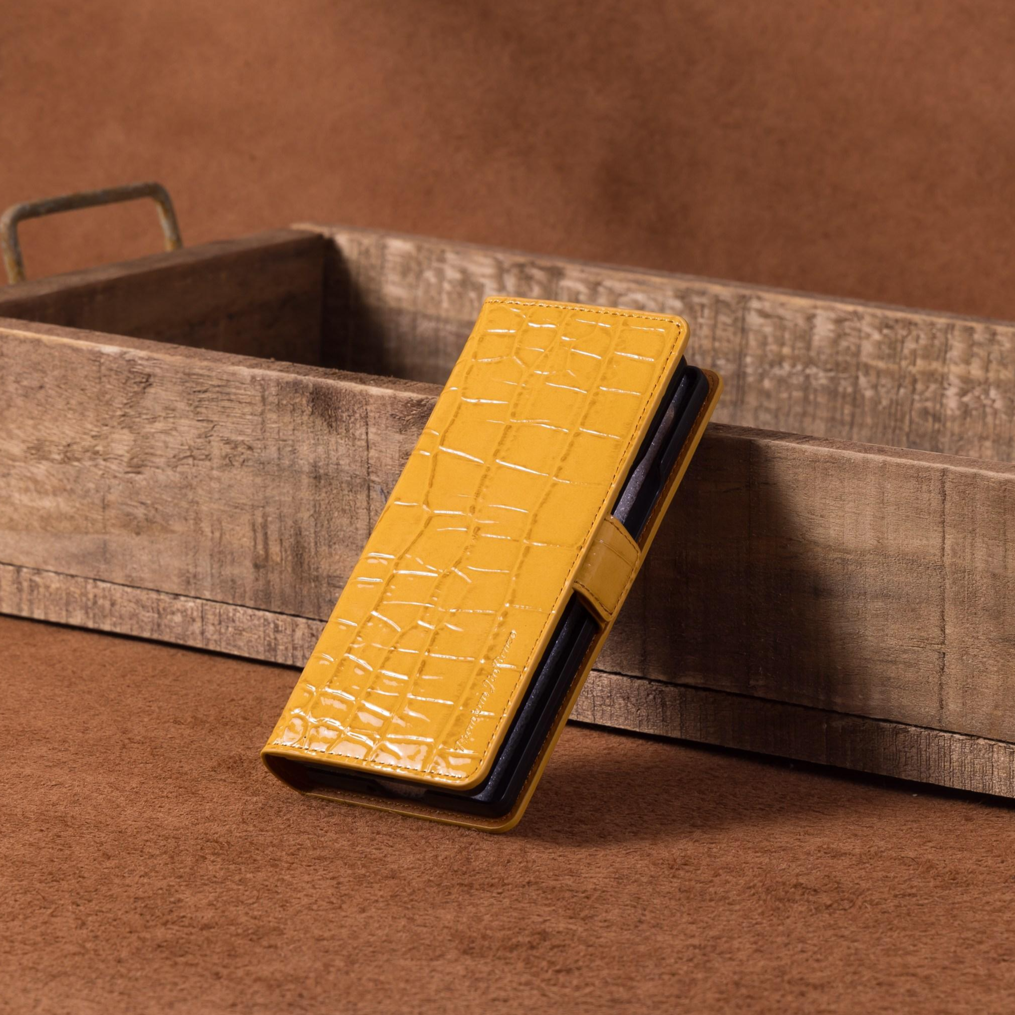 진렌체 갤럭시 Z폴드 비에토 크로커다일 천연소가죽 지갑 케이스 61,900원