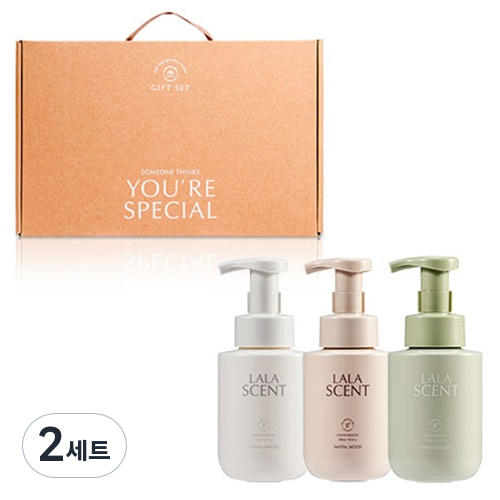 라라앤모어 라라센트 핸드워시 3종 스페셜 선물세트 포레스트가든 + 상탈우드 + 러블리브리즈, 2개 85,000원
