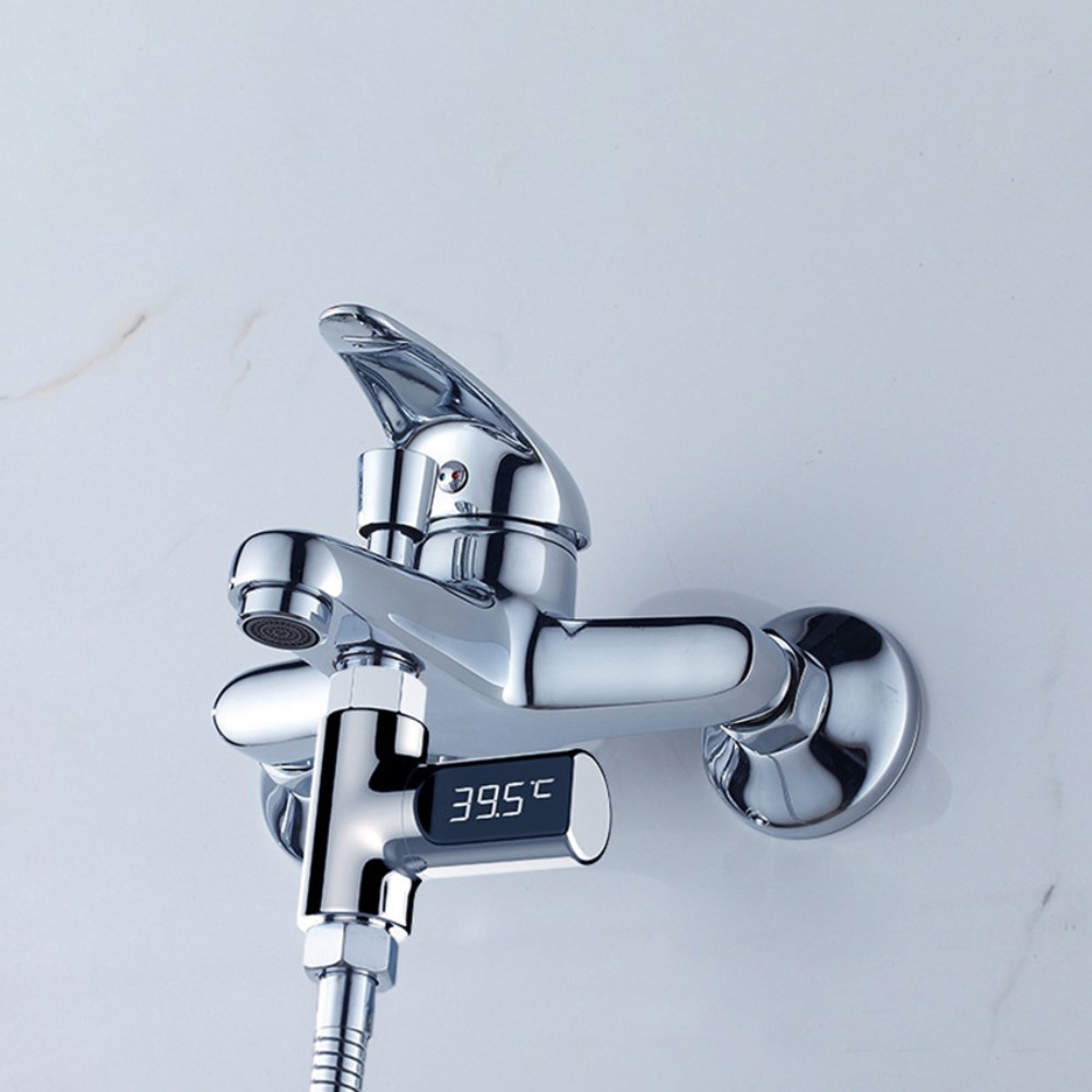 청년리빙 LED 자가발전 샤워기 온도계 17,900원