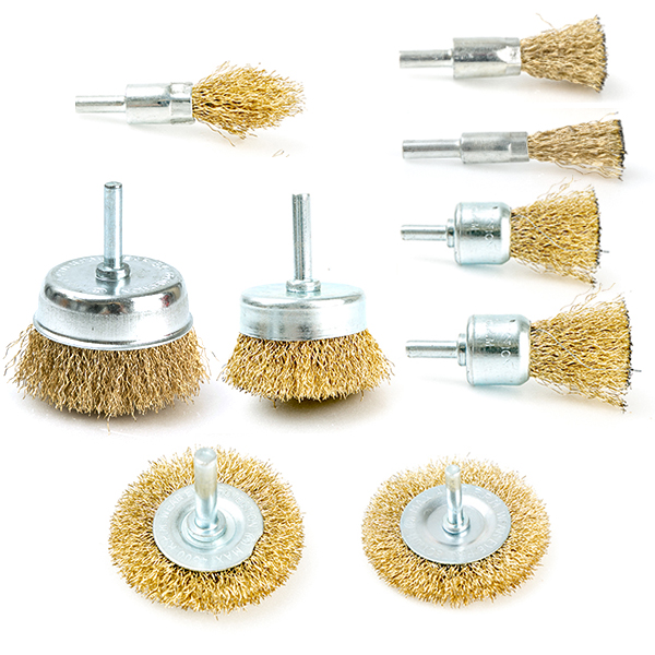 ZIO-BIZ 전동드릴 철사 브러쉬 9종세트 / 전동드릴용 철브러쉬 철사 브러쉬 철사솔 철 솔 청소솔 철판 강판 이물질 녹제거 버제거 표면 마감 연마 용접 마무리 11,820원