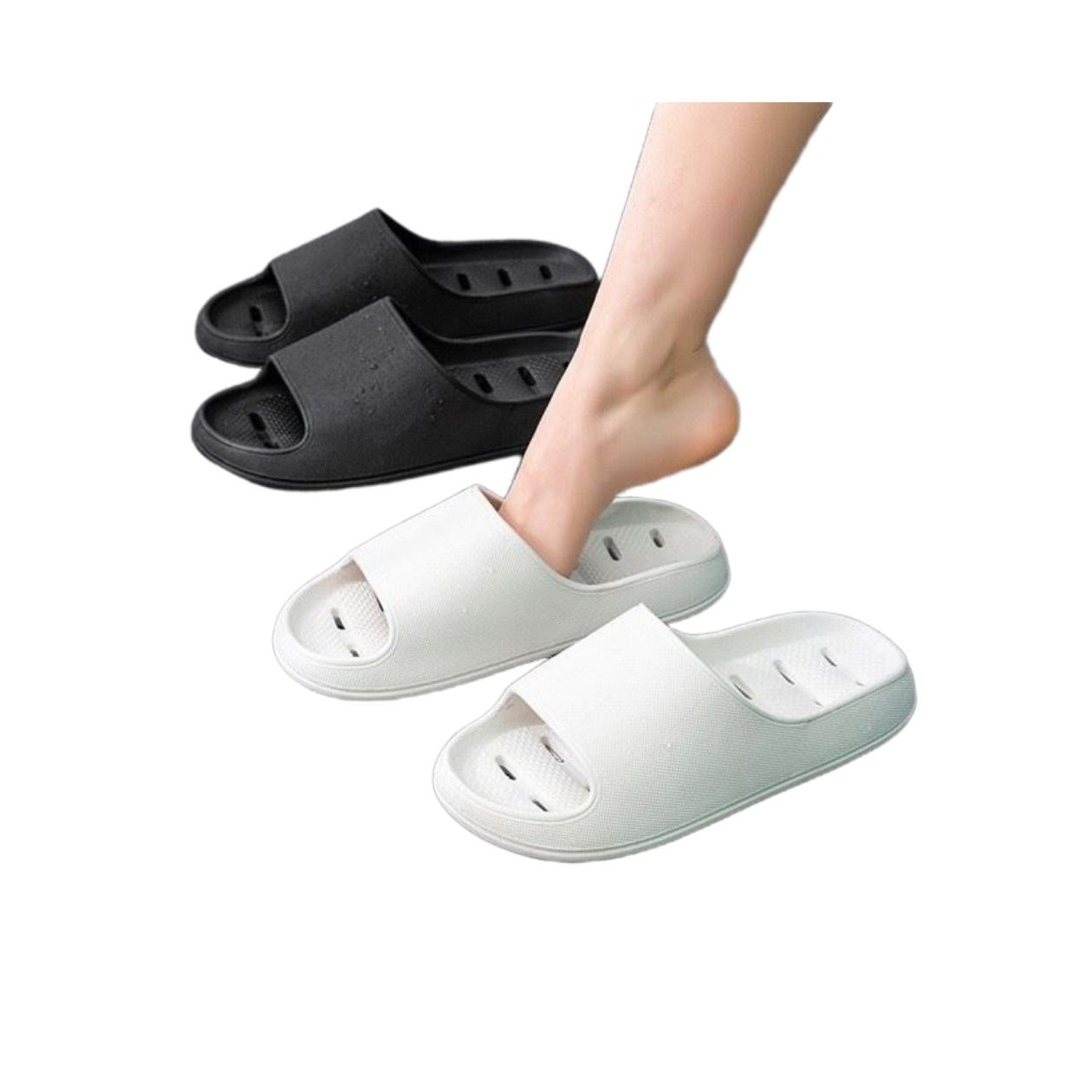 리호보스 항균 욕실화 미끄럼방지 물빠짐 EVA 욕실슬리퍼 화장실 곰팡이방지 푹신한 욕실화 [GREY], 남성 그레이, 1개 16,000원