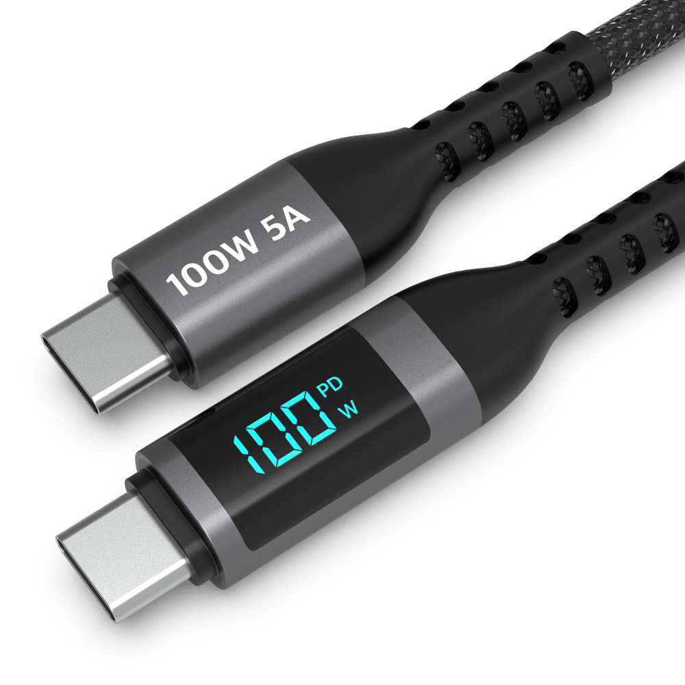 로랜텍 빌리프 LCD 디스플레이 100W 5A C to C PD 초고속충전 케이블 3,100원