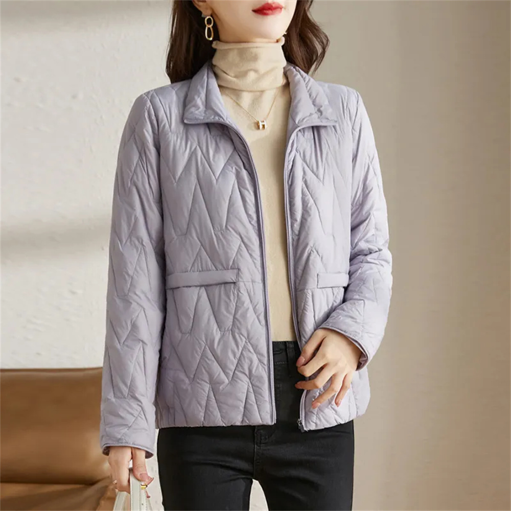 besteffie 여성용 겨울 패딩 재킷 심플 스타일 따뜻한 고급 빅사이즈 경량 아우터 27,130원