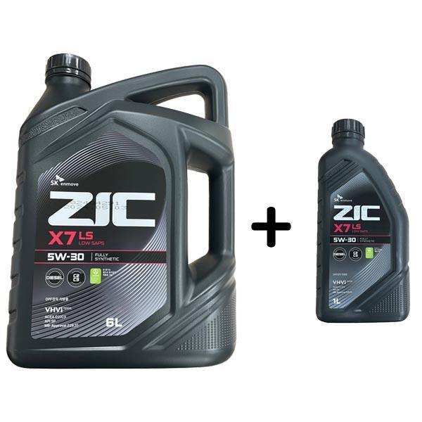 ZIC X7 LS 5W30 6L 1개 + 1L 1개 SET 지크X7LS 59,000원