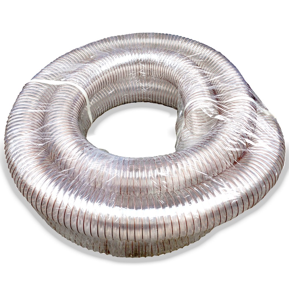 국산 우레탄 닥트 호스 125mm X 10M 정전기방지 투명 자바라 후렉시블 집진 호수 230,500원