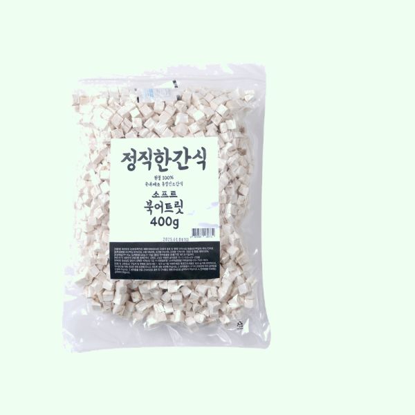정품正品 원물 100% 북어트릿 400g 소프트 국내산 동결건조 정직한 강아지 고양이간식 백화점 56,600원