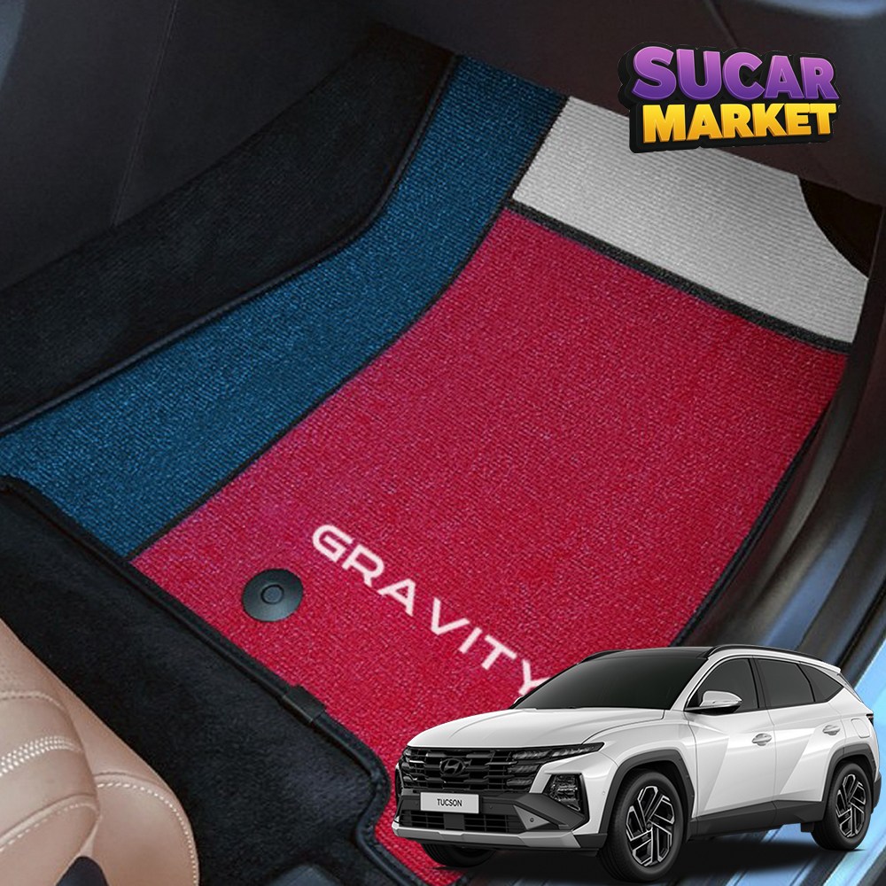 진카 더뉴 투싼 2025 디자인 카매트 비스포크 이니셜 각인 전좌석 발판 127,000원