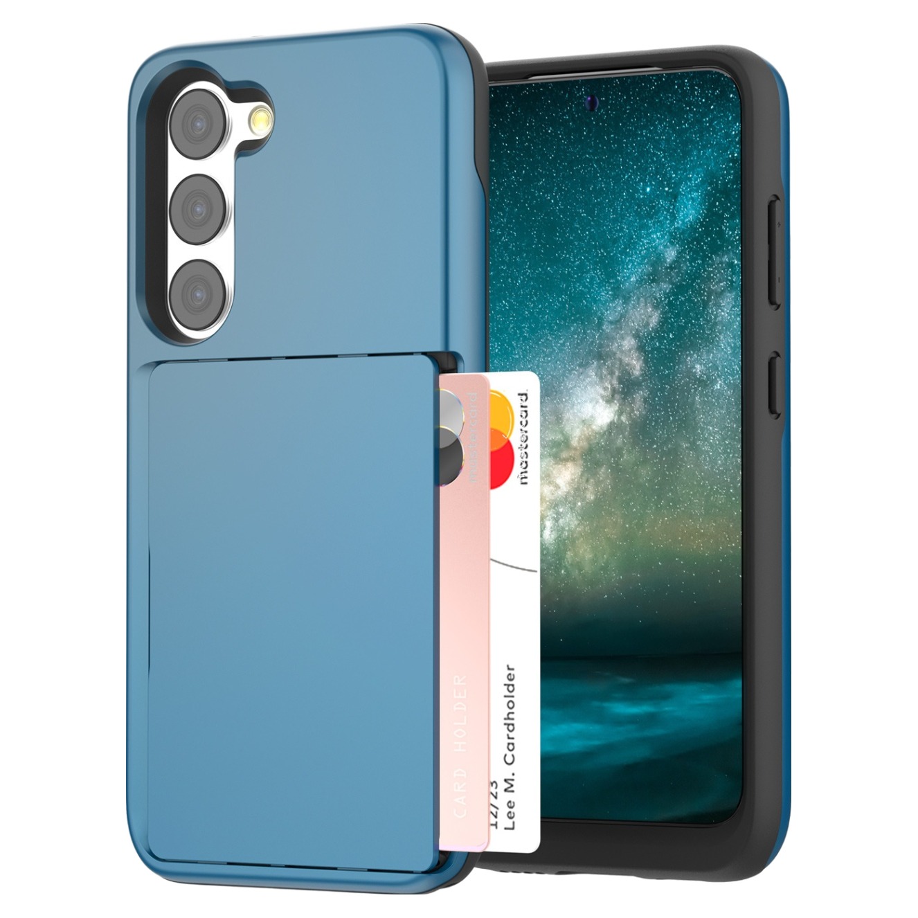 케이맥스 오토 카드톡 원터치 슬라이드 카드 2장 수납 하드 범퍼 케이스 23,290원