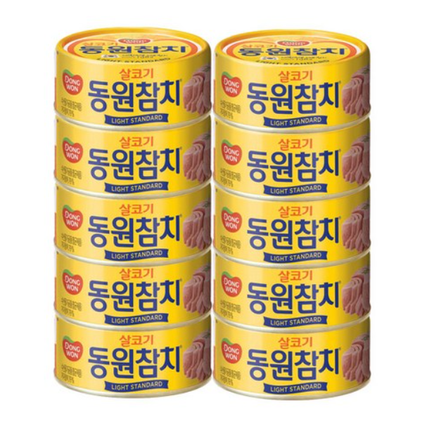 기타 동원 라이트스탠다드 참치 135g x 10개 22,810원