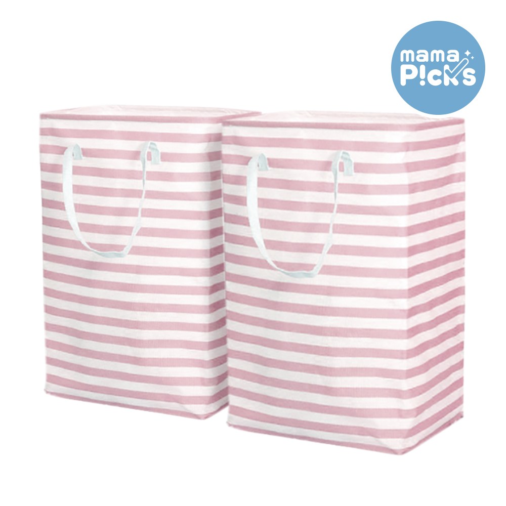 마마픽스 72L 대용량 분리수거 접이식 빨래 통 바구니, 2p, 핑크 15,500원