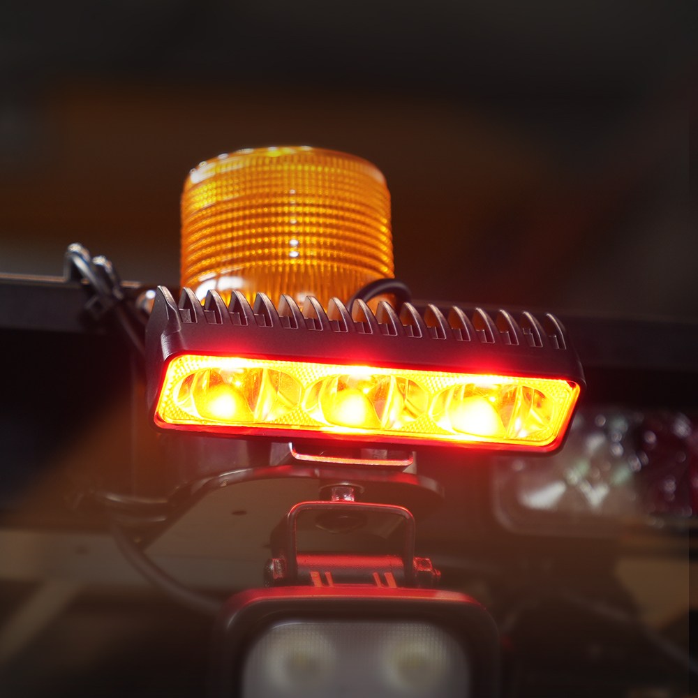 지게차 레드라인 안전 라이트 작업 등 가이드라인 LED 안전선 3개 간편 SET, 41mm, 1개 119,000원