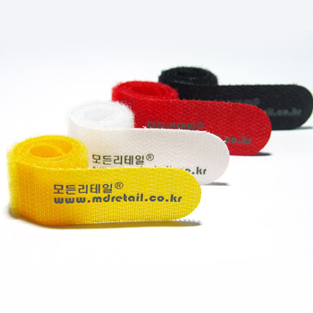 모든리테일 벨크로 타이 찍찍이 밴드 선정리 4컬러 4개입, 3세트 6,300원