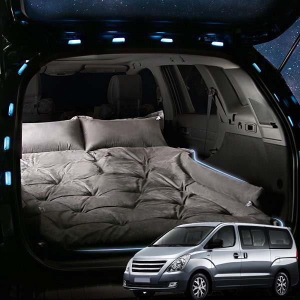 SUNCARMAT 스타렉스 그랜드스타렉스 스웨이드 자충 에어매트 차량용 트렁크 바닥 매트 차박 캠핑 60,000원