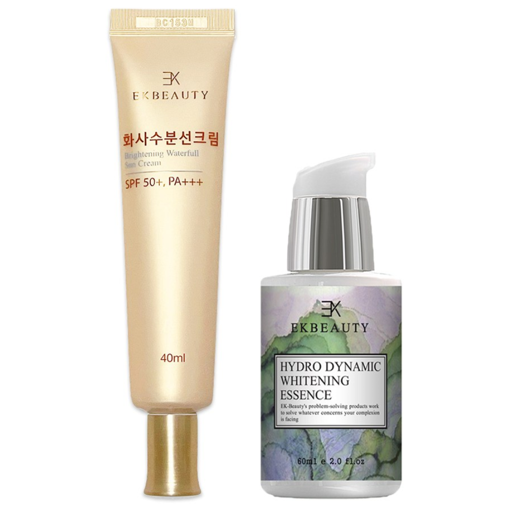 이케이뷰티 선크림+미백에센스 2종세트 기미 잡티 검버섯 개선과 예방을 위한 세트구성 무파라벤 천연화장품 67,000원