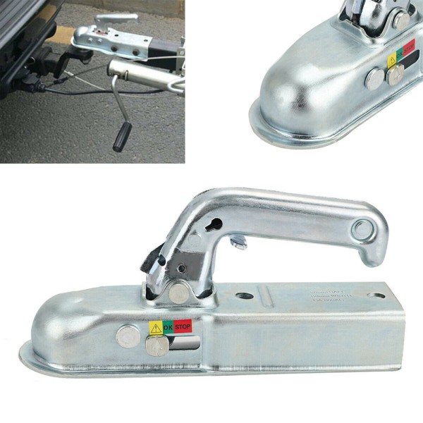 트레일러 비제동 히치 견인 트레일러용 스틸 최대 750kg 50mm 프레스 마운트 커플러 26,000원