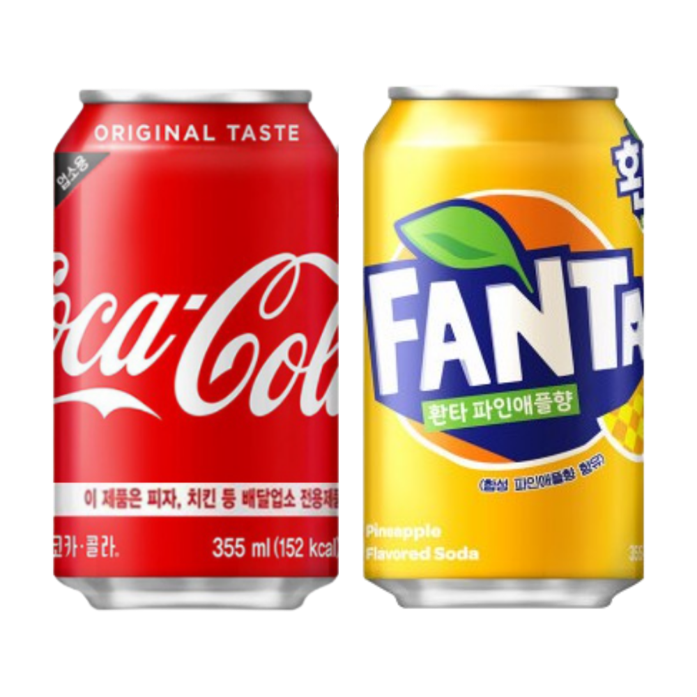 코카콜라 업소용 355ml 12입 + 환타 파인 355ml 12입, 1세트, 355ml 23,300원