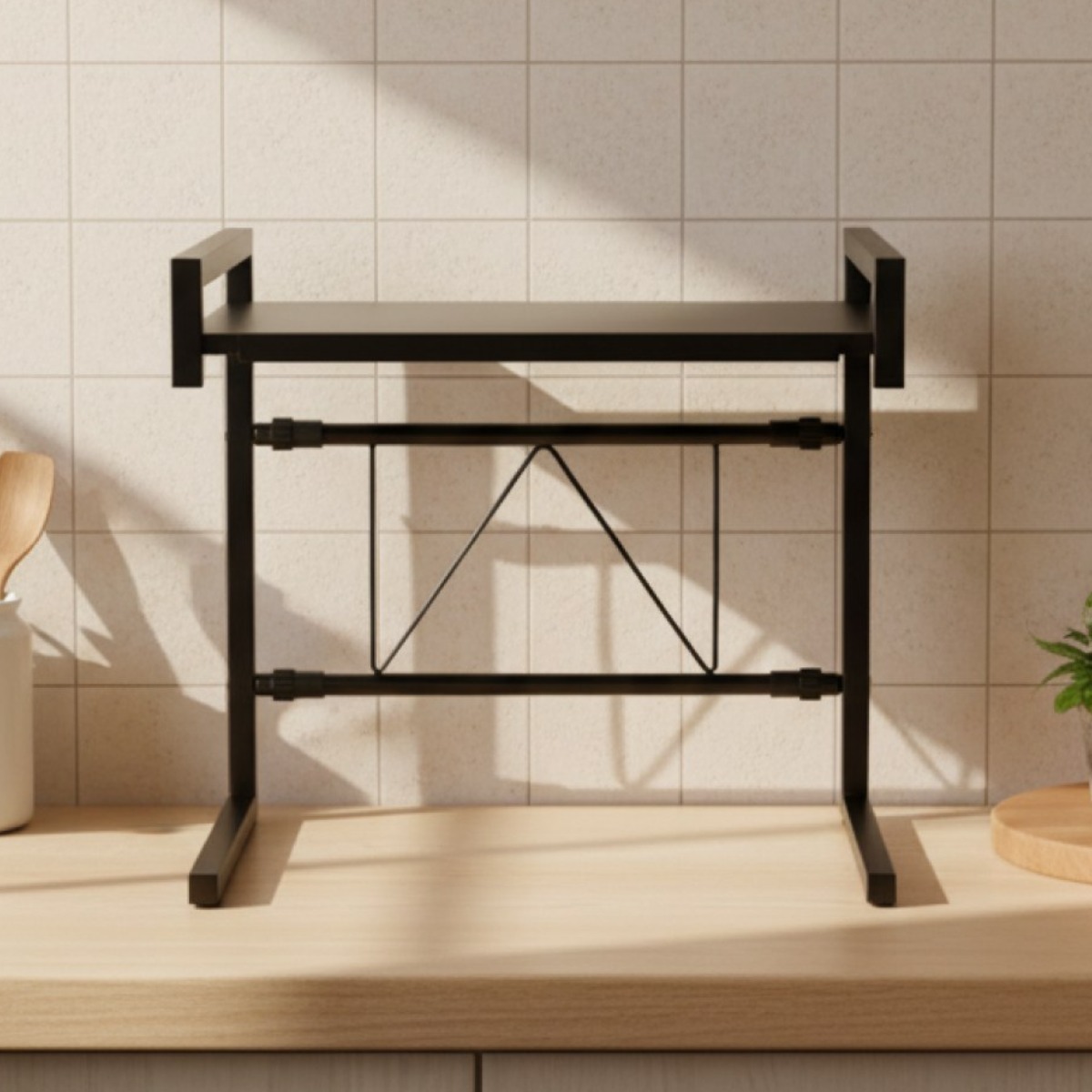 제이닷픽 심플 전자레인지 길이확장 선반 30,000원