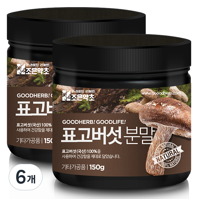 조은약초 프리미엄 표고버섯 분말, 150g, 6개 73,320원
