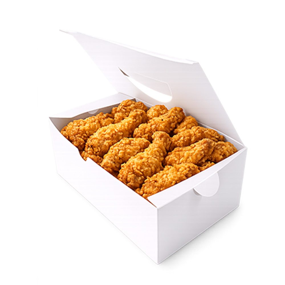 베스트박스 화이트 무지 치킨박스(소) 닭강정,돈까스,튀김 포장상자,포장용기 200개입, 1박스, 200개 25,590원