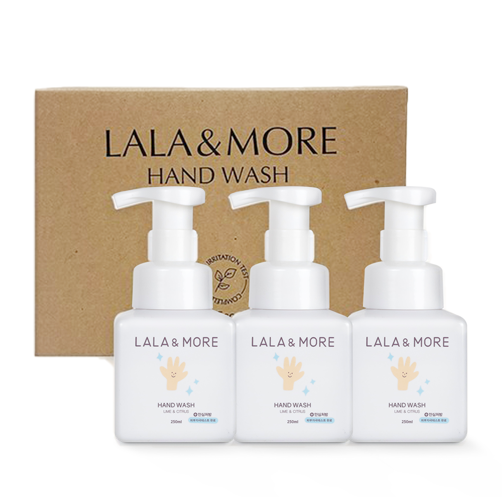 라라앤모어 라임시트러스 비건 핸드워시 250ml 3개, 250ml, 3개 14,900원