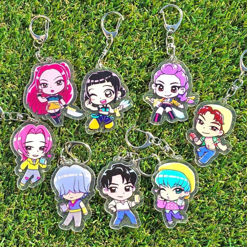 케이팝 데몬헌터스 아크릴키링 더피 헌트릭스 악령 사자보이즈, 1세트, A타입 11,500원