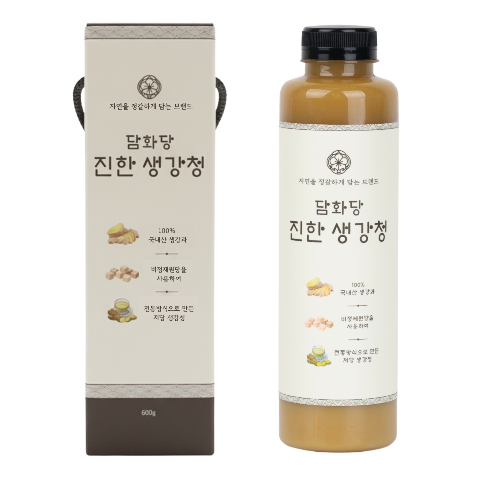 담화당 자연을 정갈하게 담은 국내산 100% 진한 수제 생강청 600g 1개, 1박스, 600g 26,900원