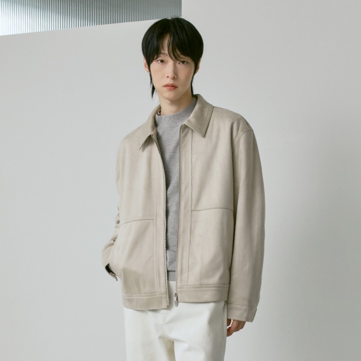 210에디트 남성용 스웨이드 트러커 자켓 ZG1JP100, 현재가 120,000원