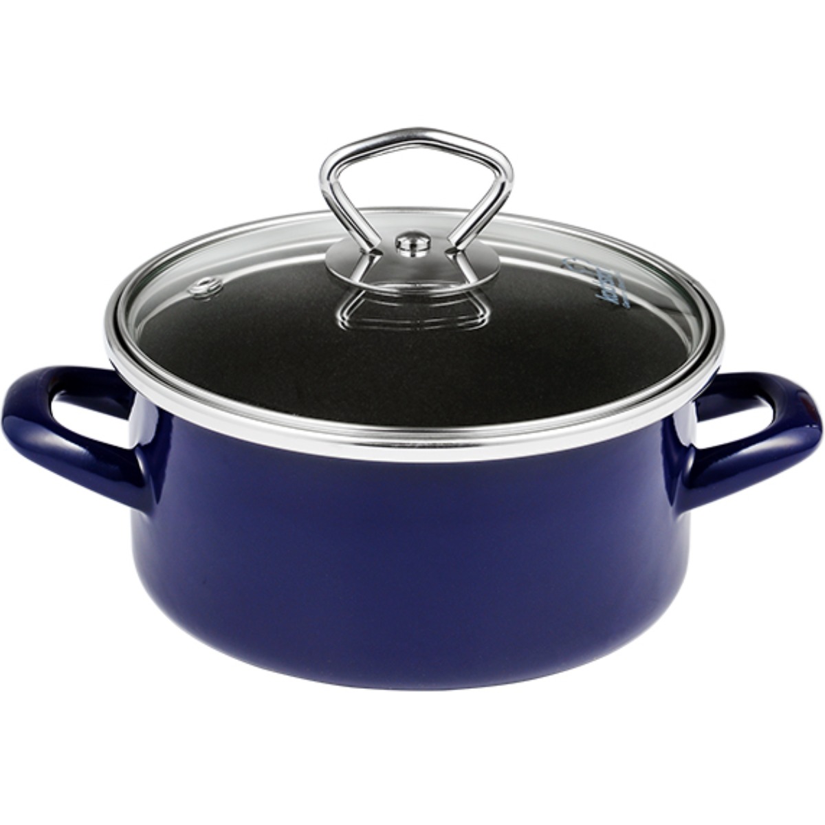 독일 콕스타 비엔나 블루 인덕션 법랑 코팅 양수냄비, 16cm, 블루, 1개, 현재가 99,000원