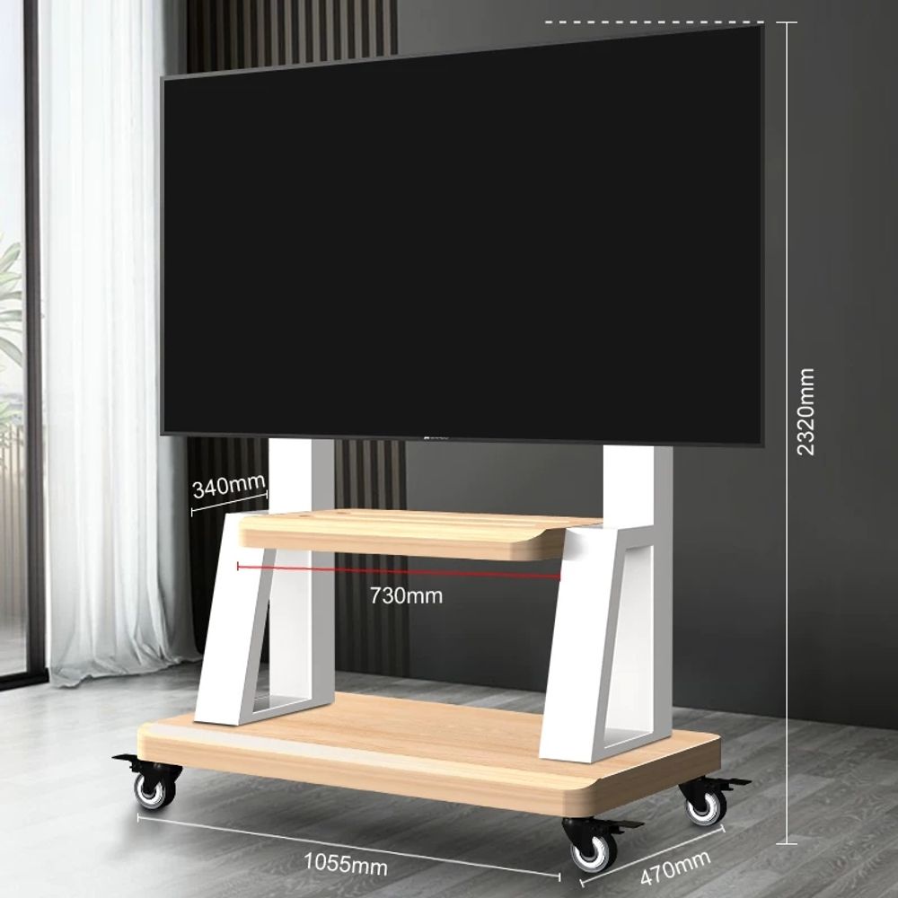 TV 100인치 이동형 임펄스 대형 25kg 티비거치대 견고한 이동식 26-43인치 받침대 186,700원