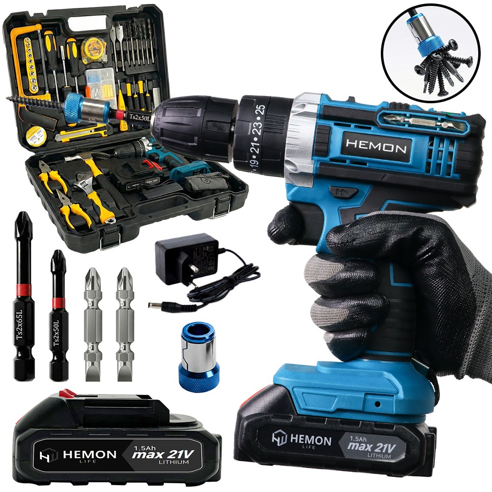 다쪼아터보 21V 전동드릴 올인원 전동 드릴 드라이버 충전 공구 풀세트1개+배터리 구성 옵션 선택 69,010원