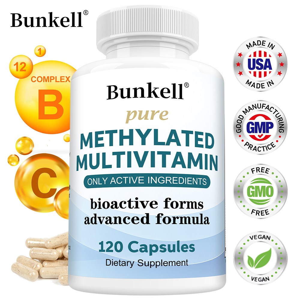 순수 메틸화 멀티비타민 캡슐, 19 in 1 포뮬라로 비타민 C, D, B12, 엽산, 마그네슘, 아연 등이 함유되어 일상 건강과 면역 건강을 지원, 1개, 60회분 18,300원