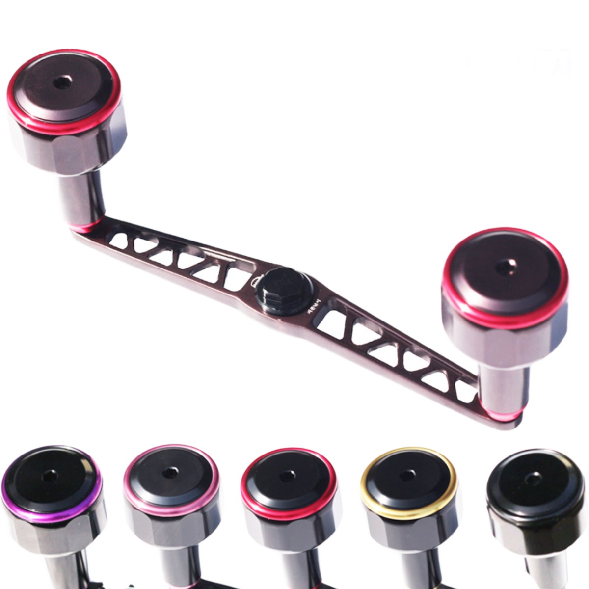 지존낚시 베이트릴 더블핸들 튜닝핸들 머신컷, 블랙+레드, 1개 69,500원