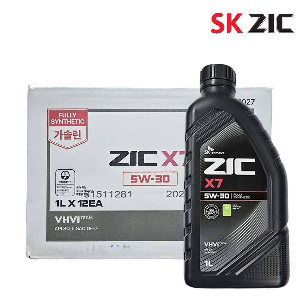 ZIC X7 5W30 1L 정품 가솔린 차량용 엔진오일 1box 12ea, 1L 95,400원