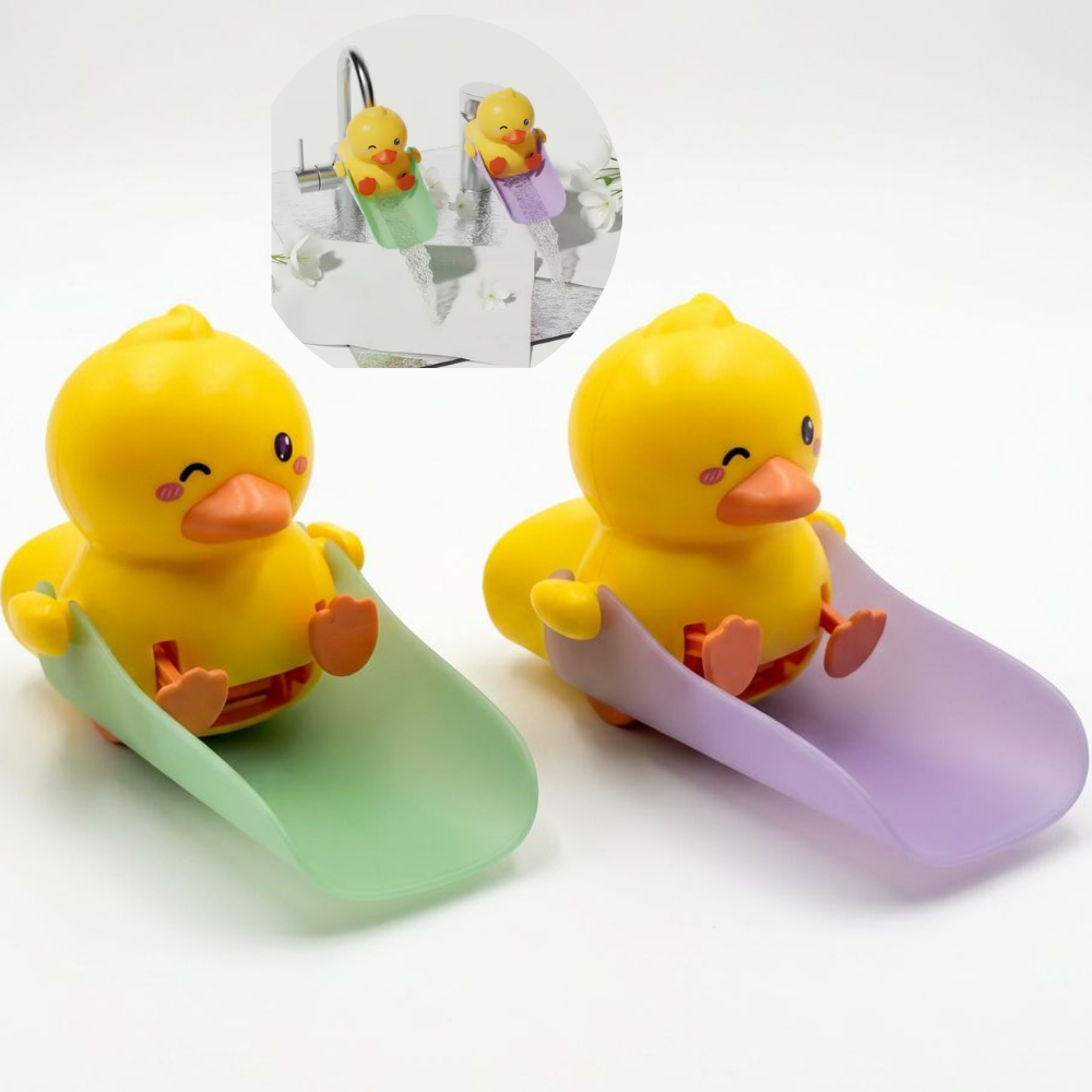 디비언트 세면대 오리 수도 꼭지 연장탭, 1개, 그린+퍼플 23,900원