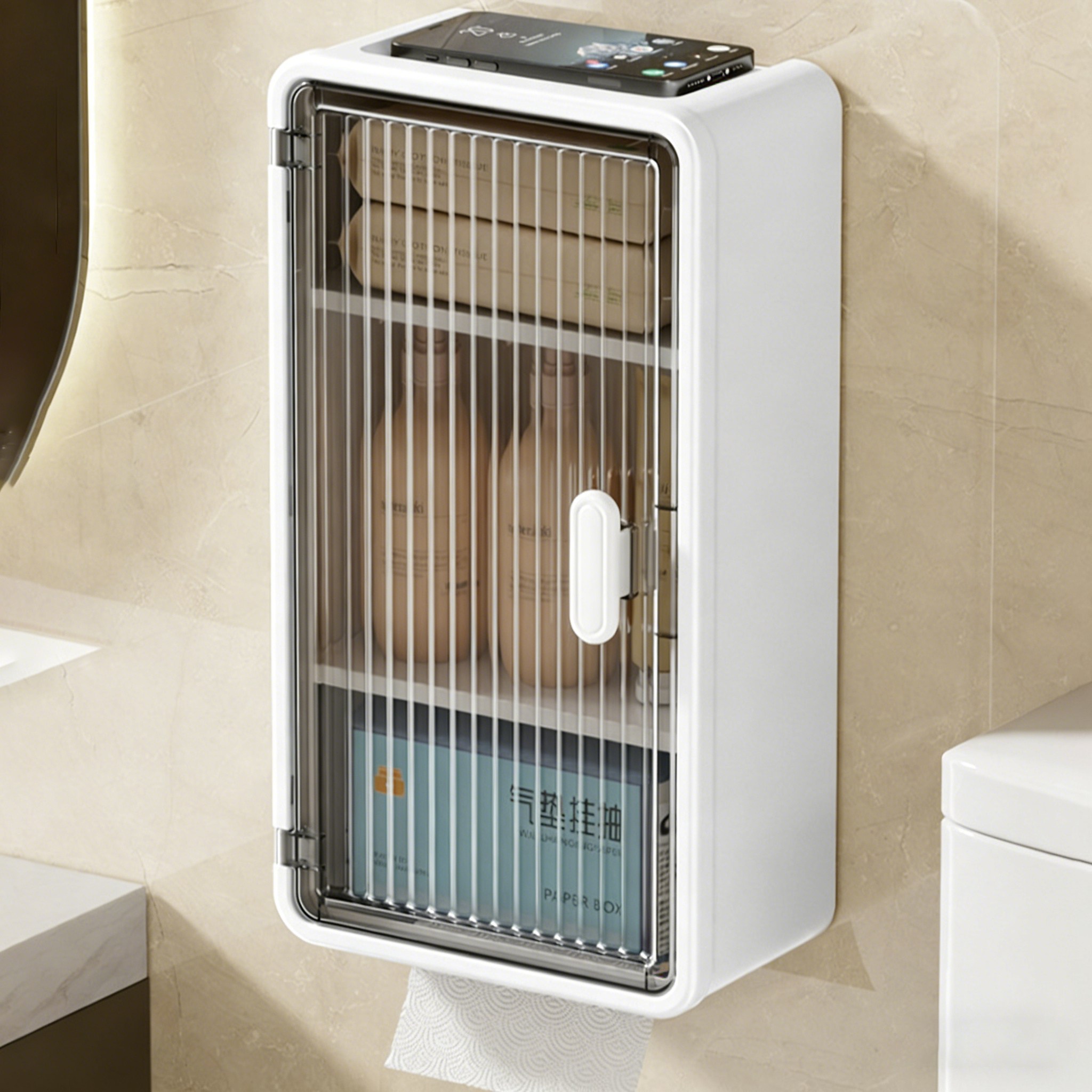 다기능 무타공 화장실 벽 부착형 선반 수납장 정리함 YSSNG01 17,260원