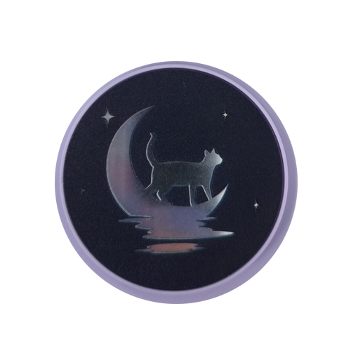 업히브 매직M 미러톡 맥세이프 그립 톡홀더 핸드폰 거울 자석 스마트톡 거치대, 1개, 라벤더-달고양이 16,300원