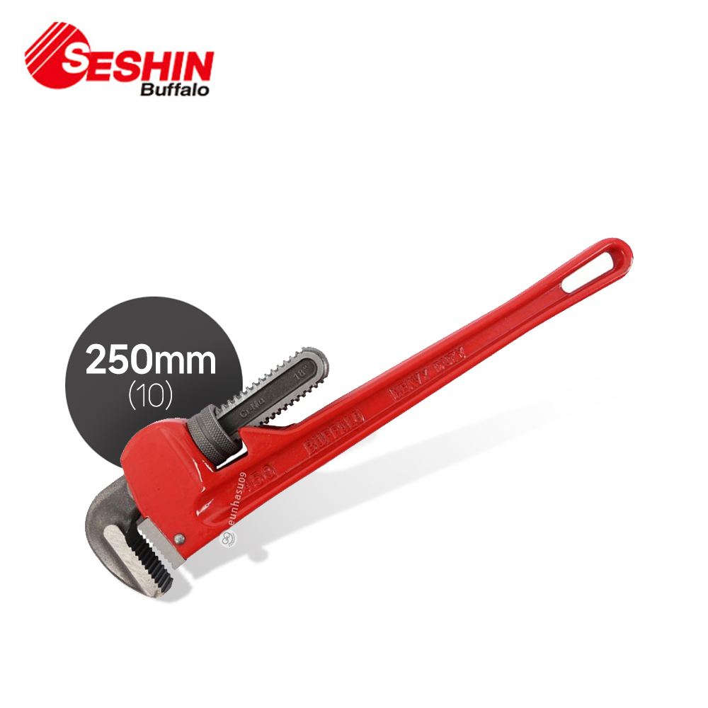 세신버팔로 스틸 파이프렌치 250mm (10인치) 최대벌림42mm 배관 수전 싱크대 수도관 10,500원