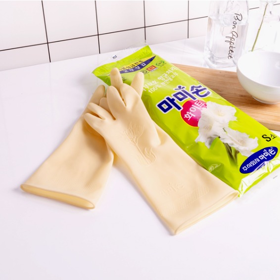 마미손 화이트 고무장갑 소(s) 아이보리 작은손, 화이트, 소(S), 30개 34,600원