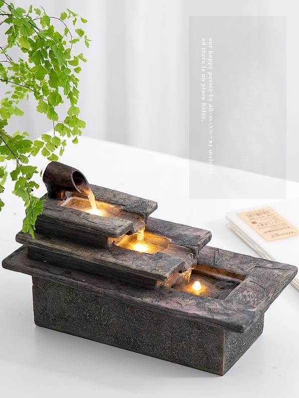 실내 분수대 소형 천연가습 테라리움 거실 물레방아 인테리어 인공폭포 미니 장식 가정용 선물 가습기 사무실 집들이 연못 98,900원