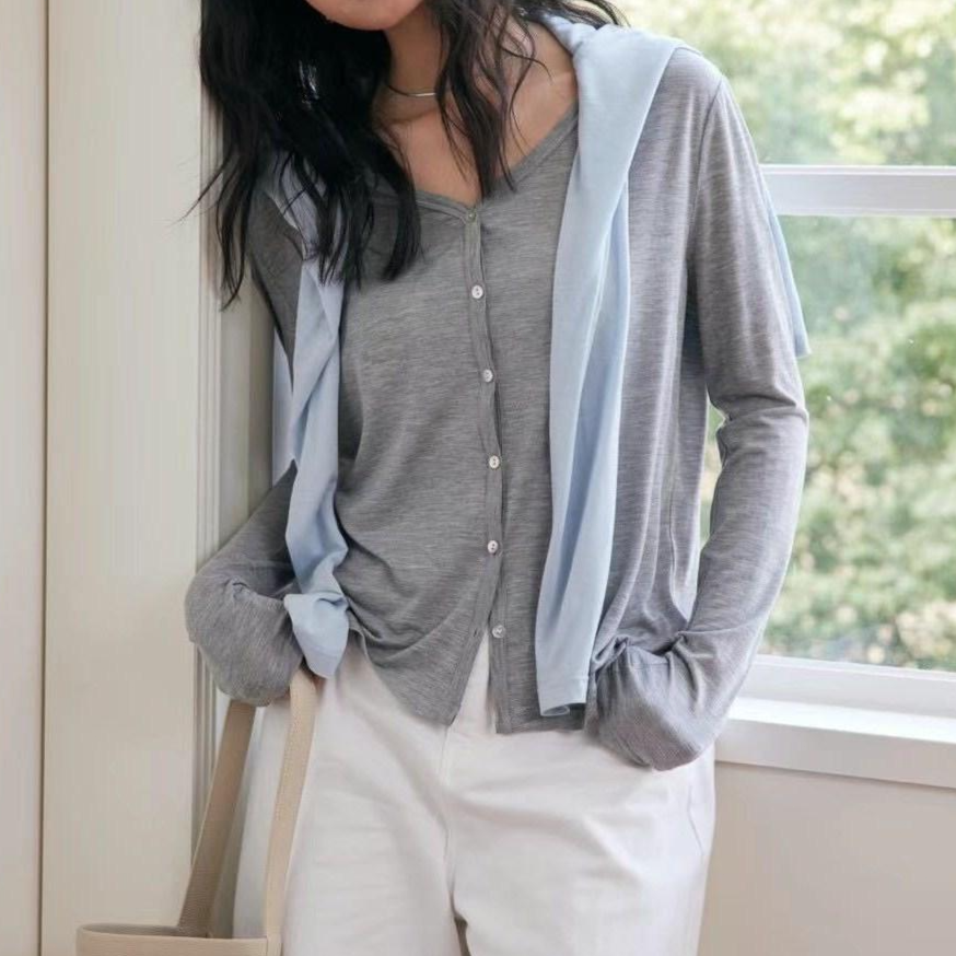 Zebeer 여성용 부드러운 얇은 여름 가디건 17,900원