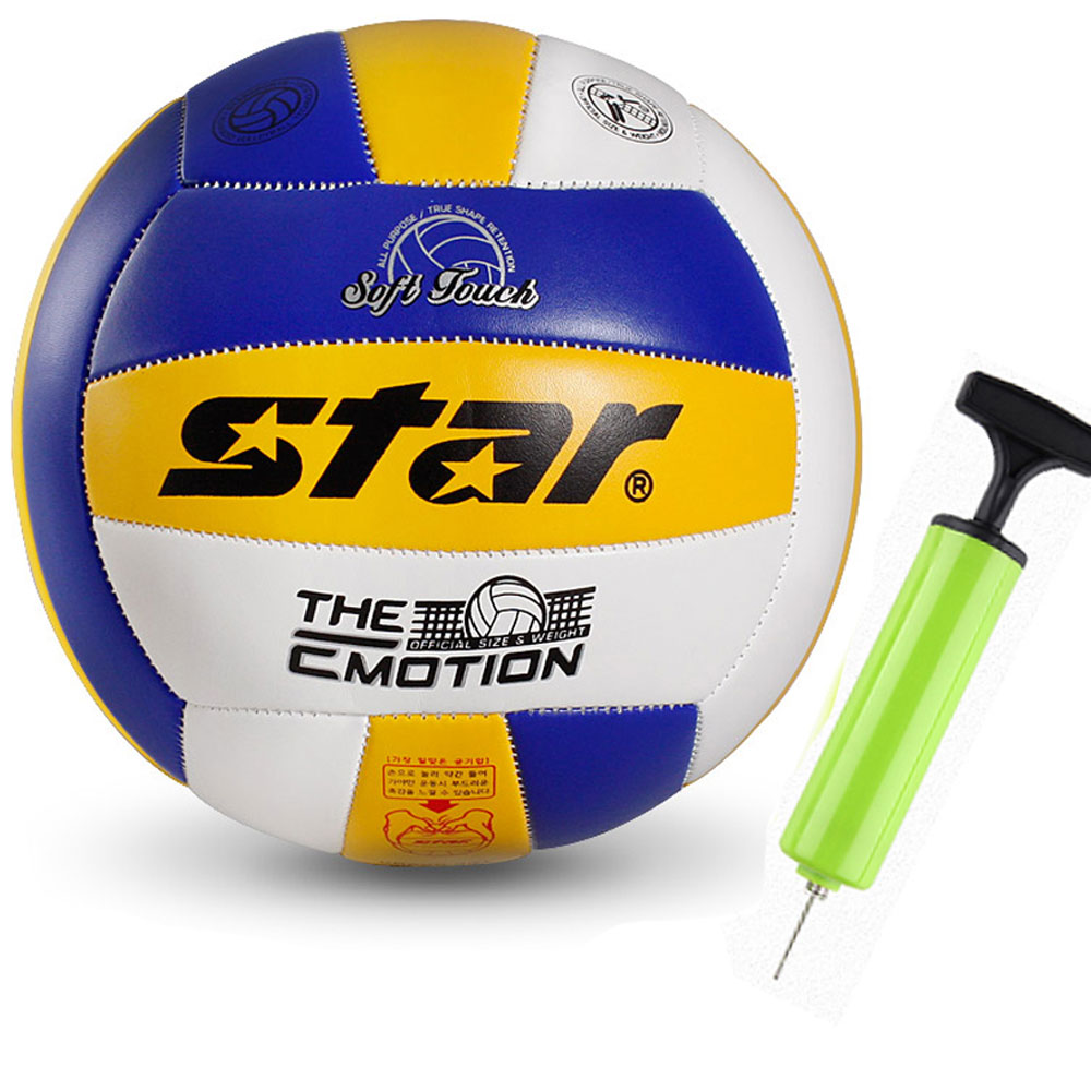 스타스포츠 배구공 더 이모션 칼라 + 투센 볼펌프 세트 23,900원