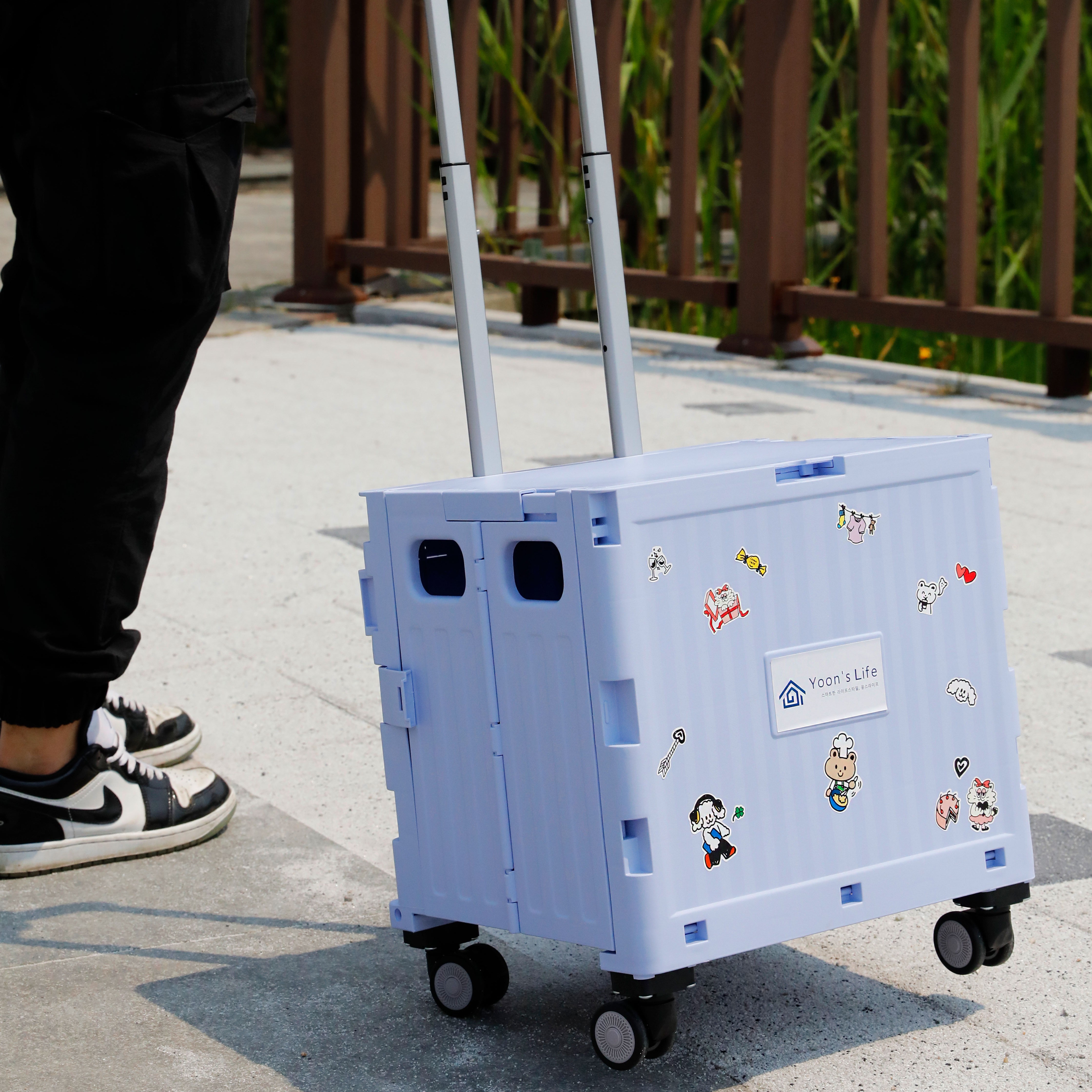 접이식카트 대형 핸드 폴딩 마트 쇼핑 시장 장바구니 캐리어 손수레 4바퀴 23,650원